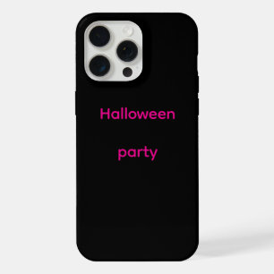 Schwarzes iPhone verursacht Halloween-Party 15 Pro Max Hülle
