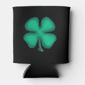 Schwarzes Irisch kann zweiseitig kühler sein Dosenkühler (Vorderseite)