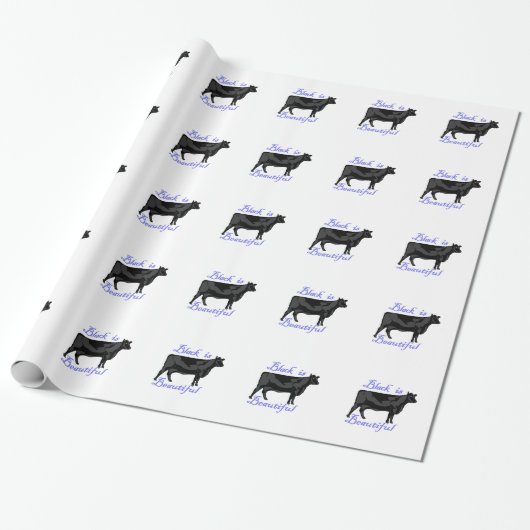 Schwarzes ist schön geschenkpapier (Ungerollt)