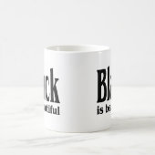 Schwarzes ist schön kaffeetasse (Mittel)