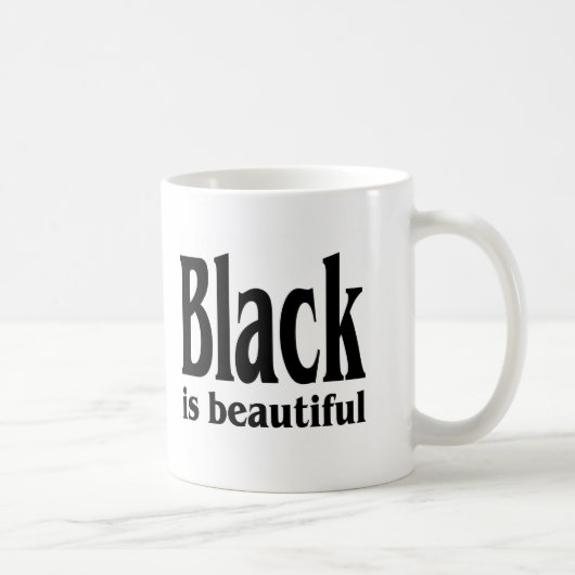 Schwarzes ist schön kaffeetasse (Rechts)