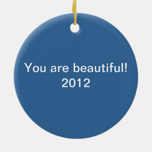 Schwarzes ist schöne Afroamerikaner-Kunst Keramikornament (Hinten)