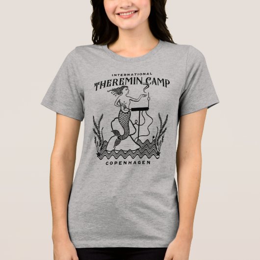 Schwarzes ITC Theremermaid Tri-Blend Shirt (Vorderseite)