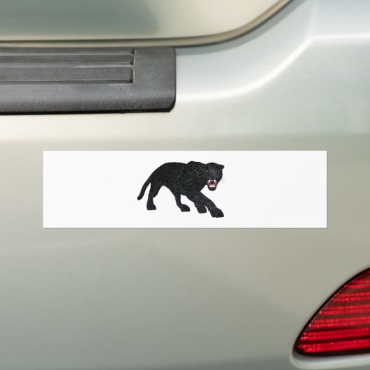 Schwarzes Jaguar Autoaufkleber (Auf Auto)