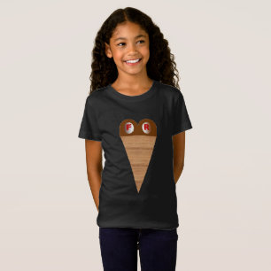 Schwarzes Jersey-T-Shirt GLACES FRANCE T-Shirt