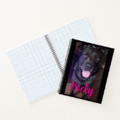 Schwarzes Journal Notizblock (Innenseite)