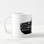 Schwarzes Kabriolett 1962 Korvette Kaffeetasse (Links)