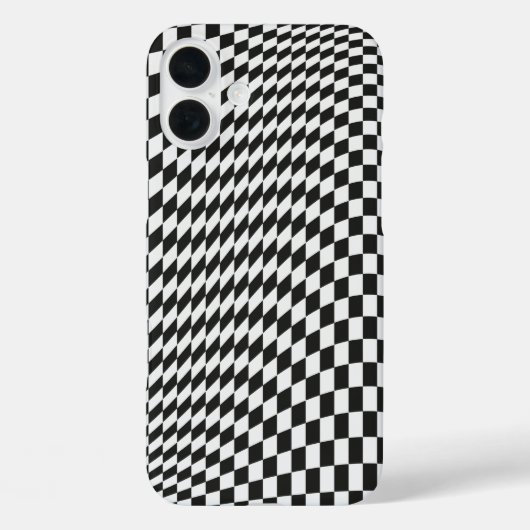 Schwarzes Kaleidoskop Case-Mate iPhone Hülle (Rückseite)