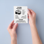 Schwarzes Kamerasymbol, Fotograf, Fotografie - Mie Flyer (Gruppe)
