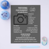 Schwarzes Kamerasymbol, Fotograf, Fotografie - Mie Flyer (Einzeln)