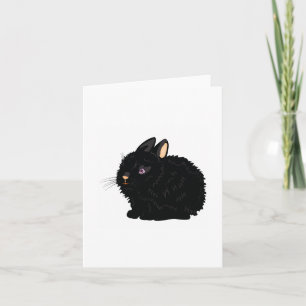 Schwarzes Kaninchen Mitteilungskarten