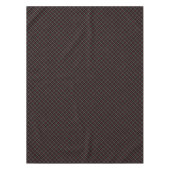 Schwarzes Kariertes Muster Tischdecke (Vorderseite)