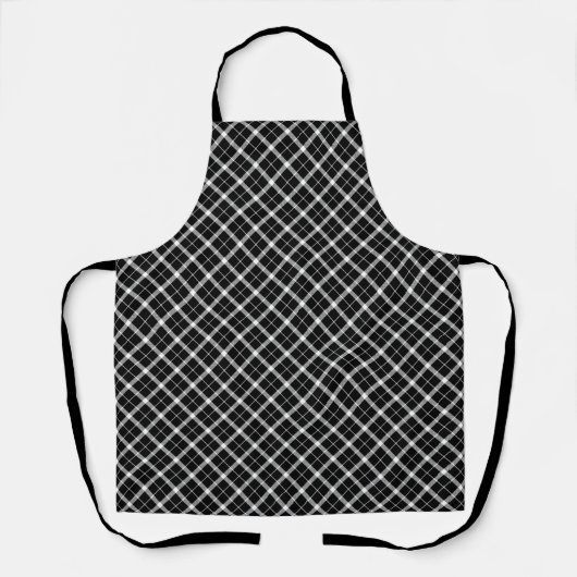 Schwarzes Karo  Schürze (Vorderseite)