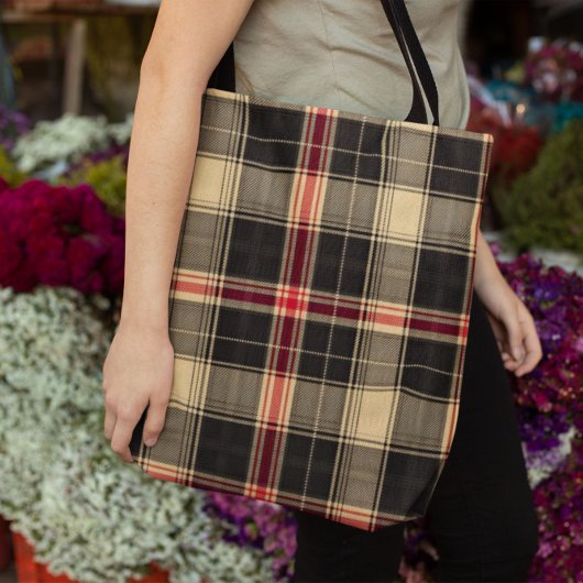 Schwarzes Karo Tasche
