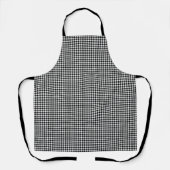 Schwarzes Karomuster Schürze (Vorderseite)