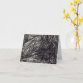 Schwarzes Karte (Gelbe Blume)