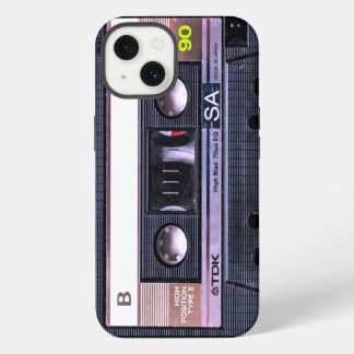 Schwarzes Kassettenband iPhone 13 Hülle