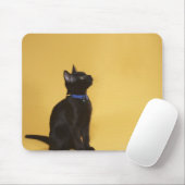 Schwarzes Kätzchen Mousepad (Mit Mouse)