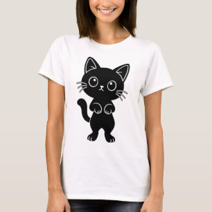 Schwarzes Kätzchen  T-Shirt
