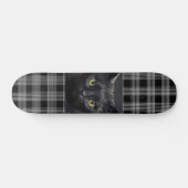 SCHWARZES KATZEN-SKATEBOARD-DECK SKATEBOARD (Horizontal)