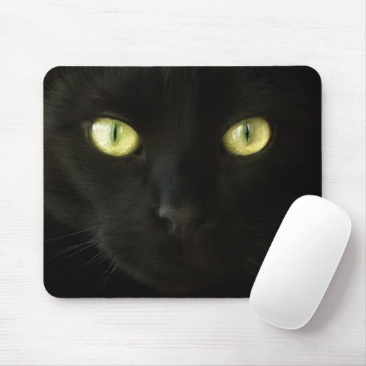 Schwarzes Katzenaugen mousepad (Mit Mouse)