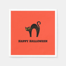 Schwarzes KatzenHalloween