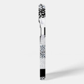 Schwarzes Katzenmuster Gingham gemischtes Karomust Case-Mate iPhone Hülle (Rückseite / Links)