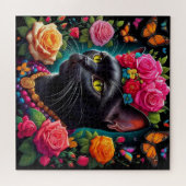 Schwarzes Katzenpuzzle! Puzzle (Horizontal)