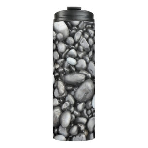 Schwarzes Kegelmuster Thermosbecher