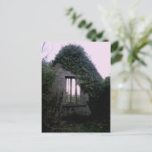 Schwarzes Kirk-Fenster von Outlander (West Kirk Cu Postkarte (Stehend Vorderseite)