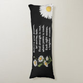 Schwarzes Kissen (Vorderseite Vertikal)