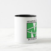 Schwarzes klassisches Logo 11 Unze-Wecker-Tasse Tasse (Zentrum)