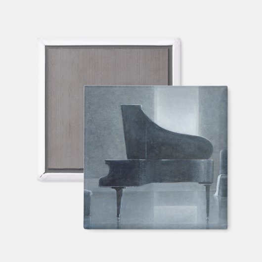 Schwarzes Klavier 2004 Magnet (Vorderseite/Rückseite)