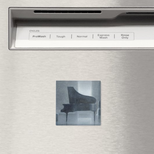 Schwarzes Klavier 2004 Magnet (In Situ (Geschirrspüler))