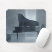 Schwarzes Klavier 2004 Mousepad (Mit Mouse)