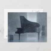Schwarzes Klavier 2004 Postkarte (Vorne/Hinten)