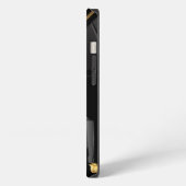 Schwarzes Klavier iPhone Hülle (Linke Seite)