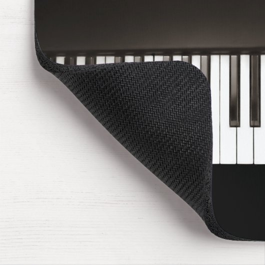 Schwarzes Klavier mousepad (Ecke)