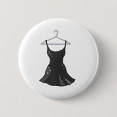 Schwarzes Kleid Button (Vorderseite)
