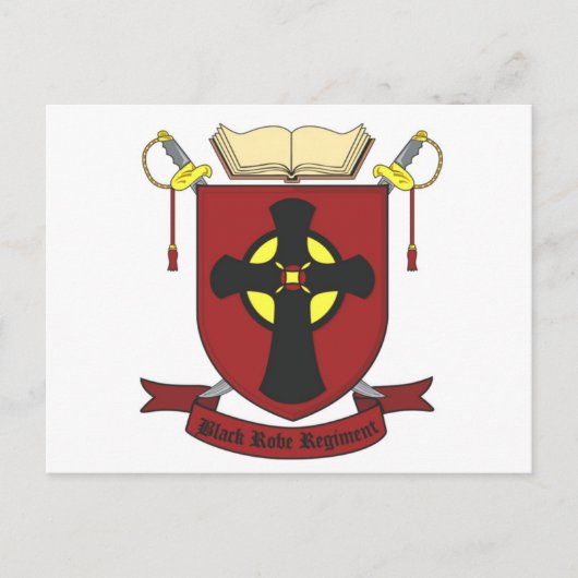 SCHWARZES KLEID REGIMENT POSTKARTE (Vorderseite)