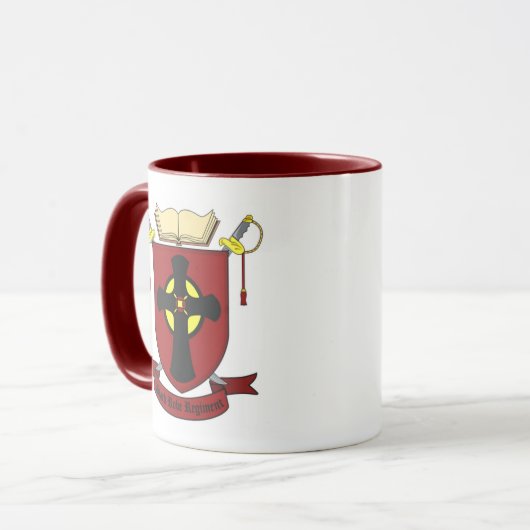 SCHWARZES KLEID REGIMENT TASSE (Vorderseite Links)
