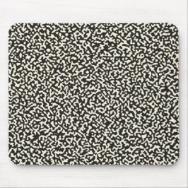 Schwarzes Kompositionsbuch Nahtloses Muster Mousepad