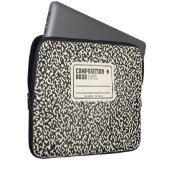 Schwarzes Komprimierungsgerät Laptopschutzhülle (Vorne Rechts)