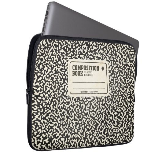 Schwarzes Komprimierungsgerät Laptopschutzhülle (Vorne Rechts)