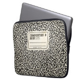 Schwarzes Komprimierungsgerät Laptopschutzhülle (Vorderseite Links)