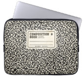 Schwarzes Komprimierungsgerät Laptopschutzhülle (Vorderseite)