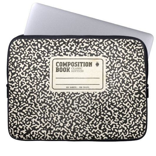 Schwarzes Komprimierungsgerät Laptopschutzhülle (Vorderseite)