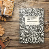 Schwarzes Komprimierungsgerät Notizblock