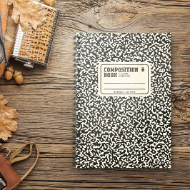 Schwarzes Komprimierungsgerät Notizblock