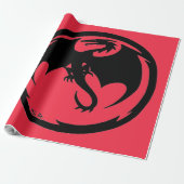 Schwarzes Korallenpapier, groß Geschenkpapier (Ungerollt)